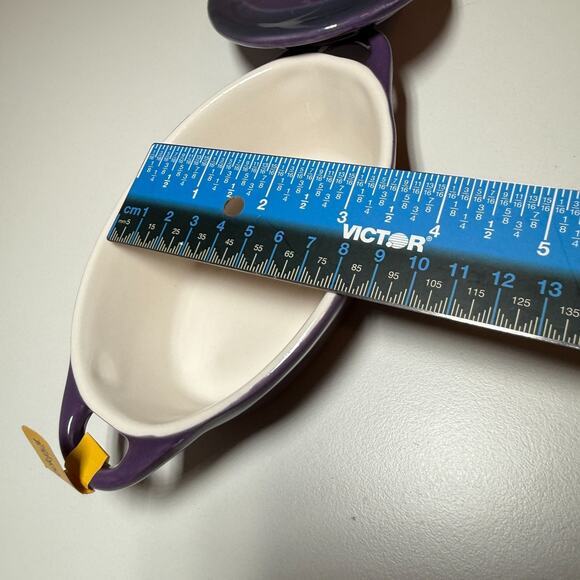 Crock Pot Wexford MINI Purple Stoneware Casserole Dish and Lid 6.7oz - Picture 6 of 6